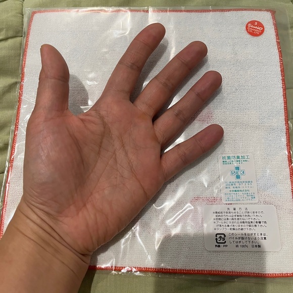 HELLO KITTY Tokyo Japan Eiffel Tower Face Towel SANRIO 2004 Dear Daniel Tourist - Picture 5 of 7